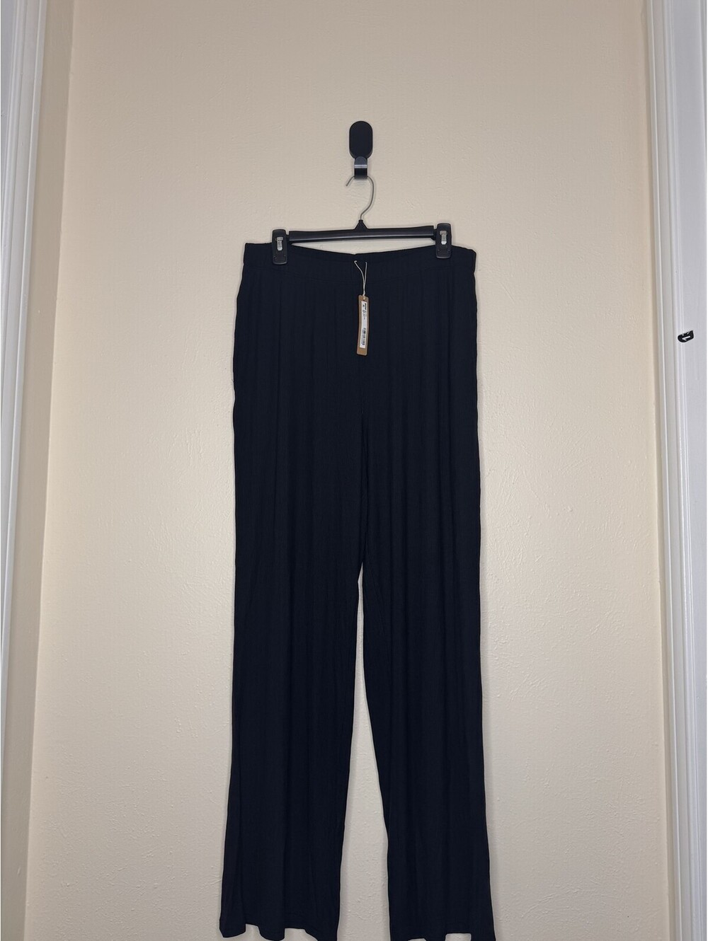 SKIMS Soft Lounge Pants Onyx Black Women's Size L NWT